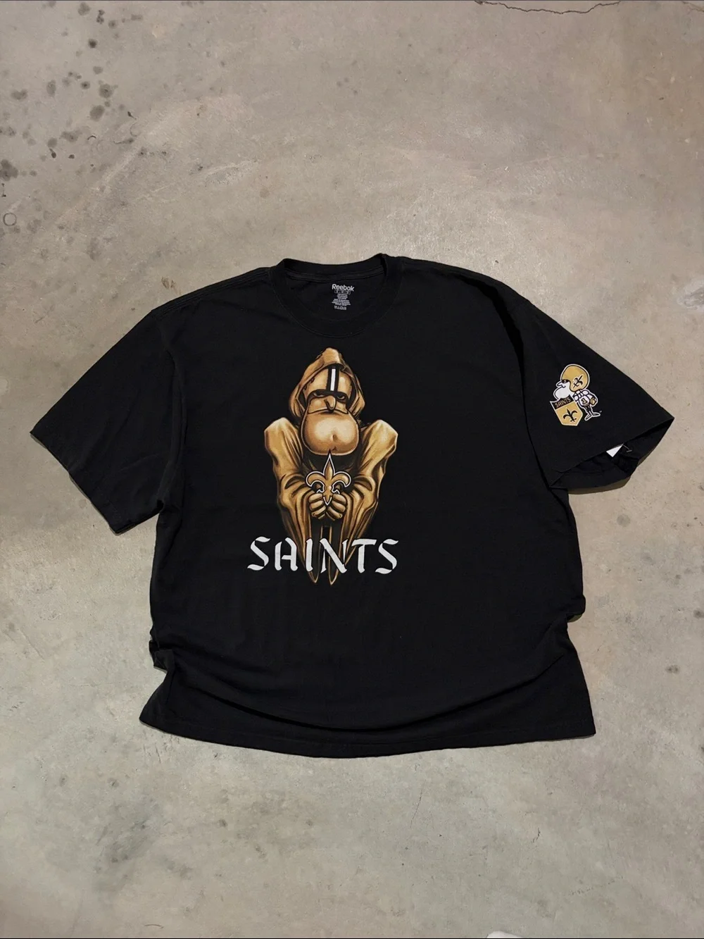New Orleans Saints Reebok NFL Football Short Sleeve Shirt